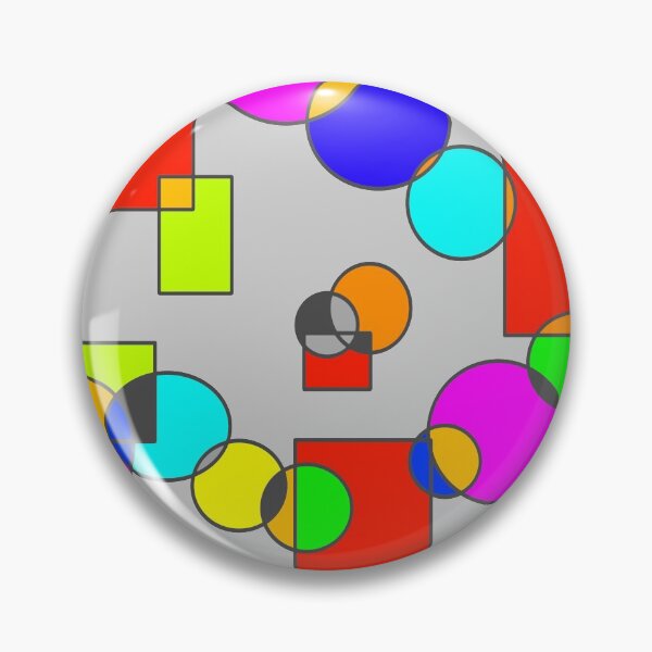 Artikelvorschau, "Rectangle and circles" Minimalist Aesthetic Geometric Abstract entworfen und verkauft von Woaffi.