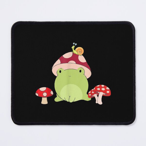 Item preview, Frog With Mushroom Hat Snail designed and sold by maudean.