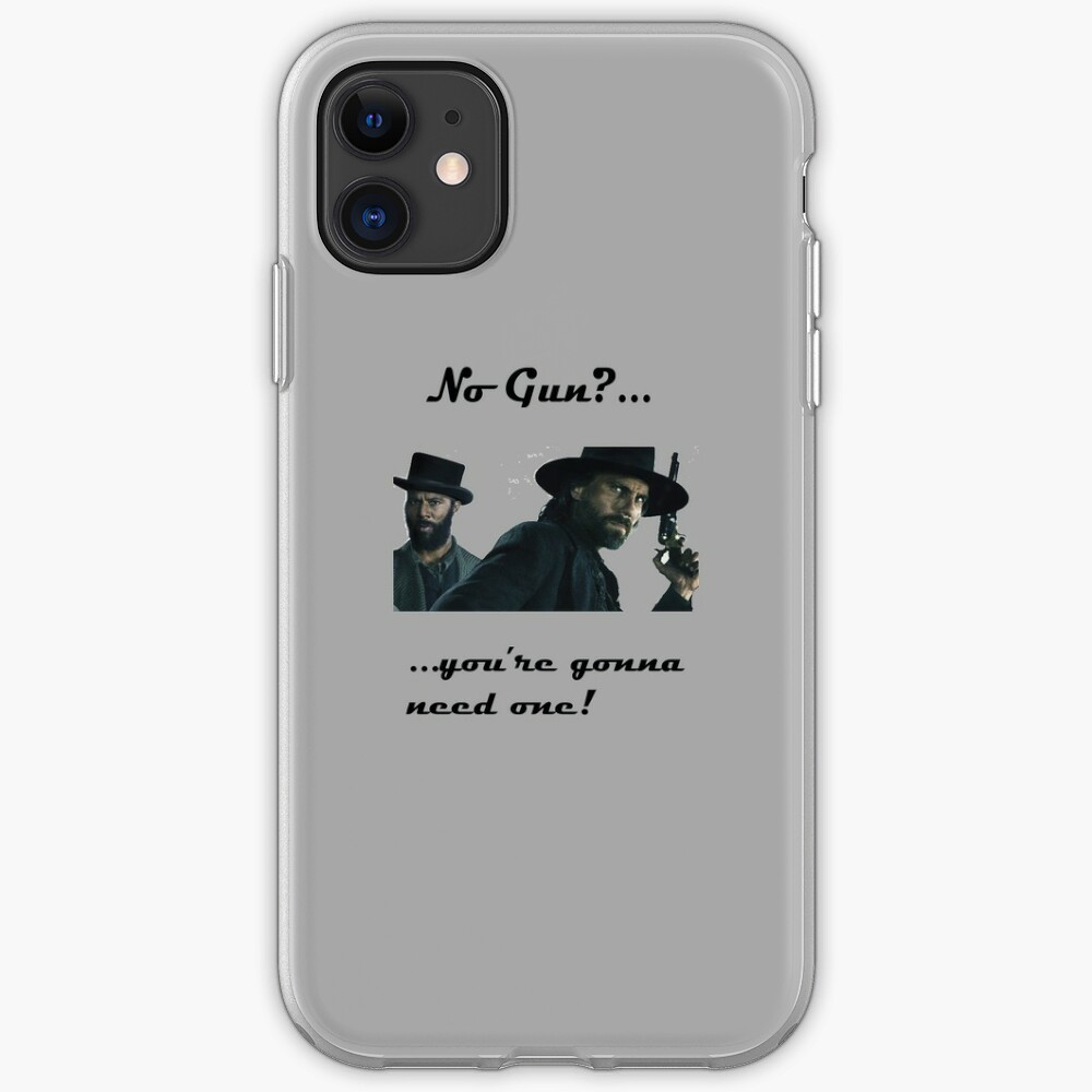 Du Brauchst Eine Waffe Iphone Hulle Cover Von Jack Bradley Redbubble