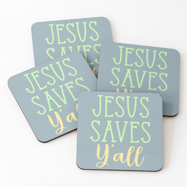 Item preview, Jesus Saves Y'all - Funny Southern Christian Faith designed and sold by Krysanthe.