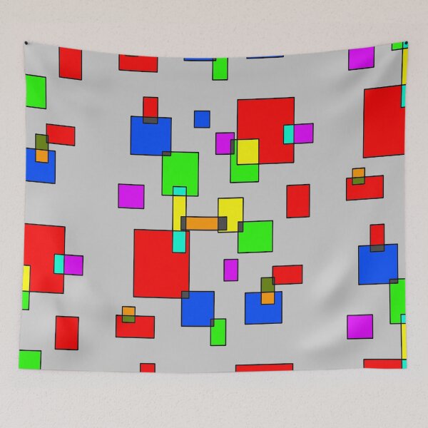 Item preview, "Just rectangles" Minimalist Aesthetic Geometric Abstract designed and sold by Woaffi.