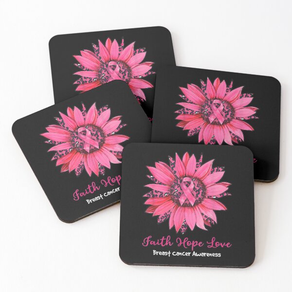 Item preview, Leopard Sunflower Breast Cancer Awareness Faith Hope Love designed and sold by angelata.