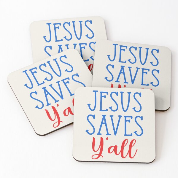 Item preview, Jesus Saves Y'all - Funny Southern Christian Faith designed and sold by Krysanthe.