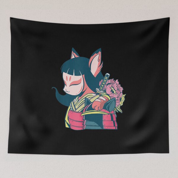 Item preview, Kitsune Nine Tailed Fox Spirit Kumiho Kurama Anime Japanese designed and sold by angelata.
