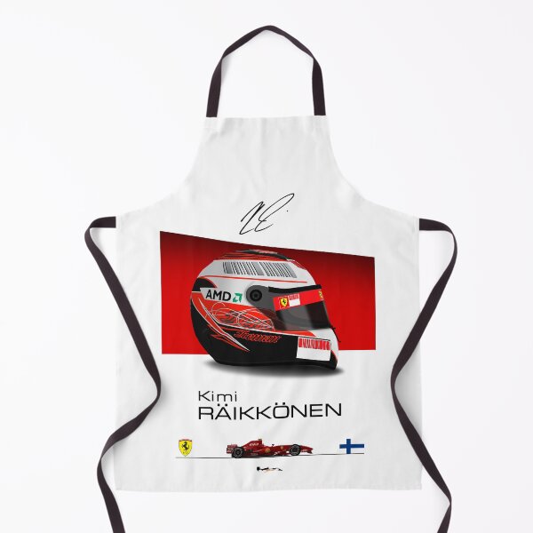 Item preview, Kimi Raikkonen - F2007 Helmet and car Print designed and sold by JageOwen.