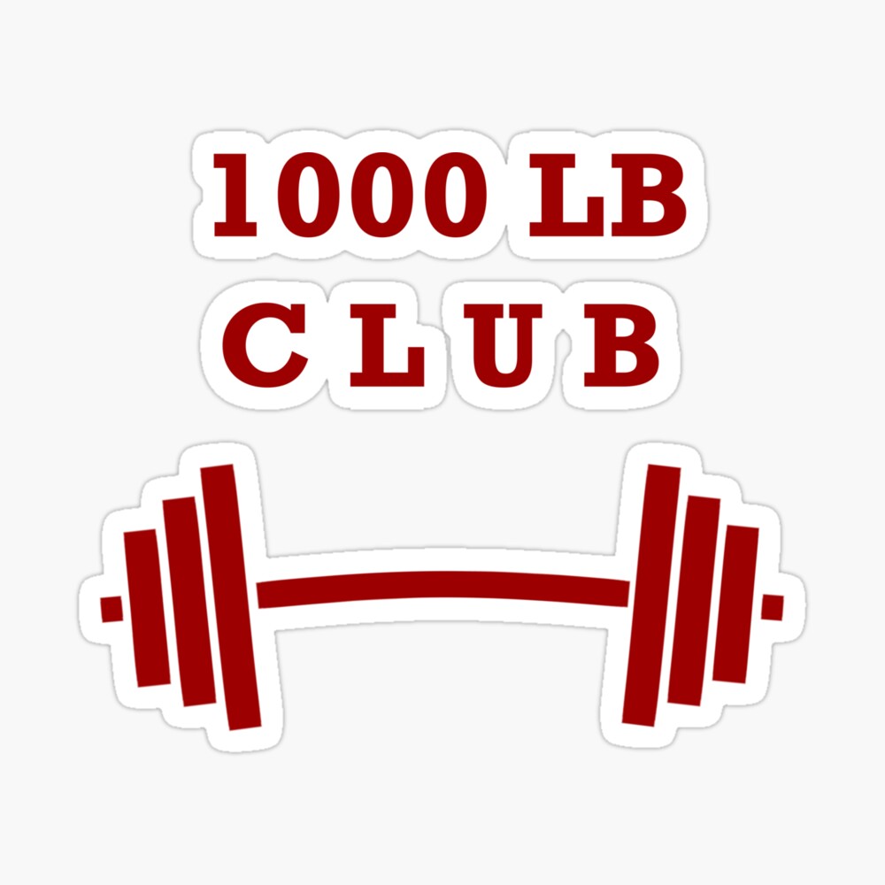 1000 lb Club | Magnet