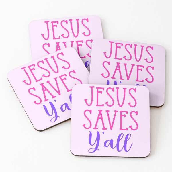 Item preview, Jesus Saves Y'all - Funny Southern Christian Faith designed and sold by Krysanthe.