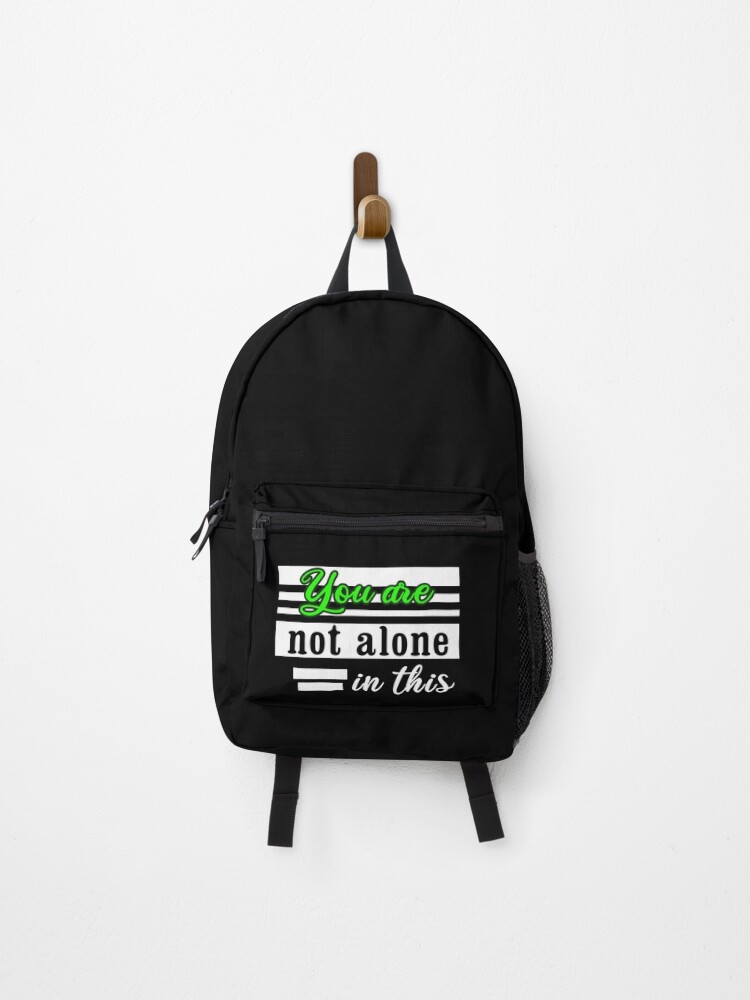 Thumbnail 1 of 3, Backpack, You Are Not Alone In This designed and sold by Color-Sparkle.