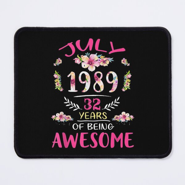 Item preview, Flower Vintage September 1989 32nd Birthday 32 Years Old designed and sold by angelata.