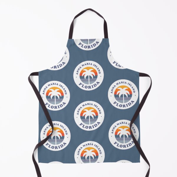 Item preview, Anna Maria Island, Florida Retro FL Sunset palm Tree Logo Badge Roundlet designed and sold by palmettodigital.