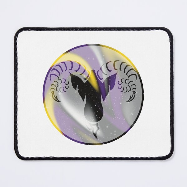 Item preview, Non-binary Aries Zodiac Sign designed and sold by AdlayasDesigns.