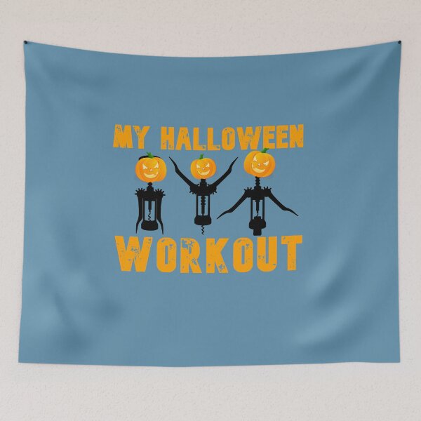 Item preview, My Halloween Wine Workout  designed and sold by DiensDesign.