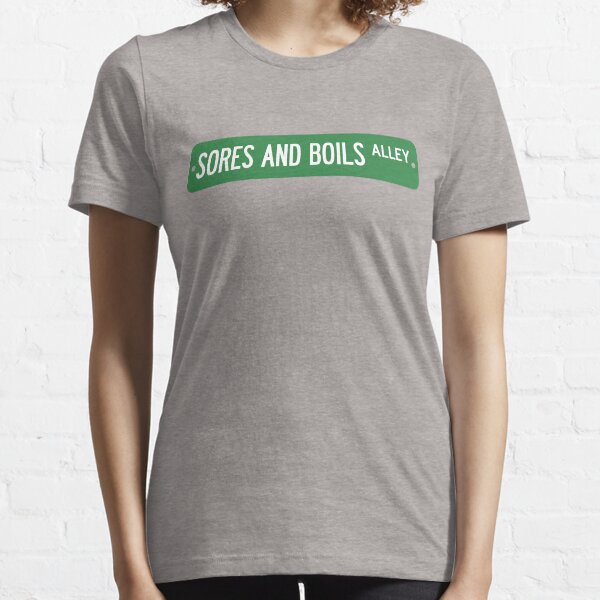 Item preview, Sores and Boils Alley Sign designed and sold by fandemonium.