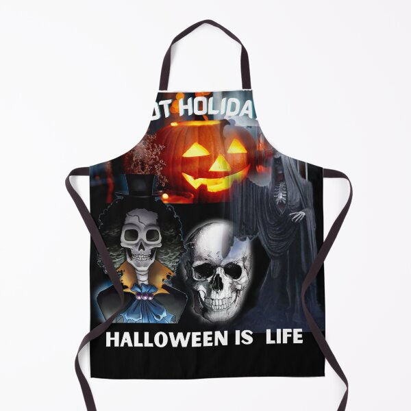 Item preview, " not holiday halloween is life " halloween ' shirt Death and angry pumpkin, Clown Halloween skullcap, designed and sold by omnecstar.