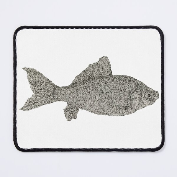 Item preview, Dotwork Goldfish Art Print designed and sold by DrawWithSacha.