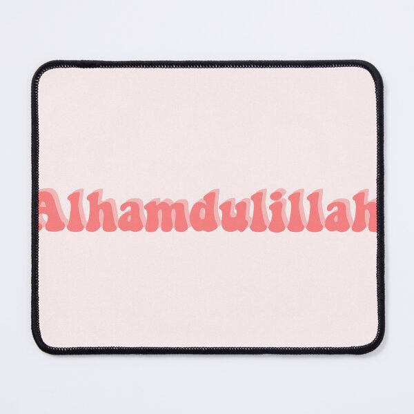 Item preview, alhamdulillah cute aesthetic islam muslim arabic quran quote sayings pink bismillah designed and sold by emcazalet.