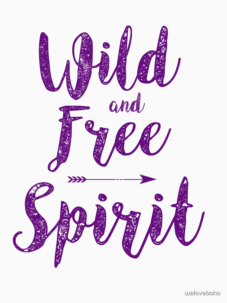 Imagen 7 de 7, Camiseta clásica con la obra Wild and free spirit, diseñada y vendida por weloveboho.