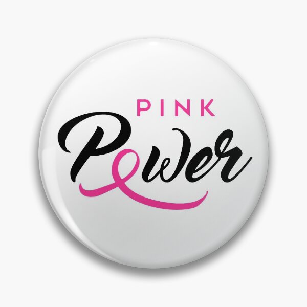 Item preview, Pink Power Ribbon Text for Breast Cancer Awareness designed and sold by WearWolfDesigns.