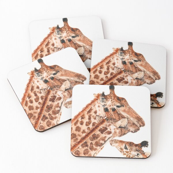 Item preview, Mama, Papa Giraffe and Baby designed and sold by BklynArtLab.