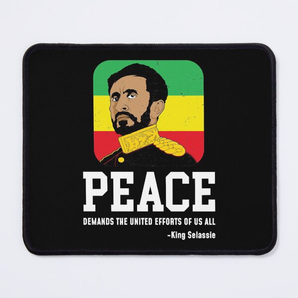 Item preview, Peace Rastafari Black History Month King Haile Selassie I Design designed and sold by DoorlyLoveHaile.