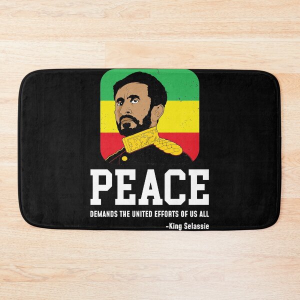 Item preview, Peace Rastafari Black History Month King Haile Selassie I Design designed and sold by DoorlyLoveHaile.