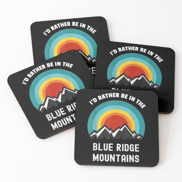 Item preview, Preferiría estar en las montañas Blue Ridge acampando al aire libre designed and sold by maudean.