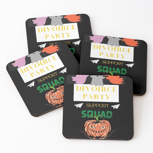 Item preview, divorce party support squad t-shirt  halloween ,pumpkin, divore, ghost designed and sold by omnecstar.