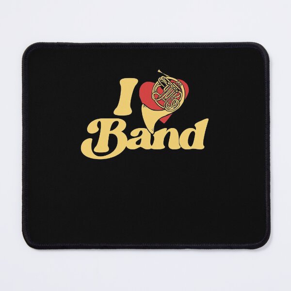 Item preview, I Love Band French Horn designed and sold by FrictionMaxxing.
