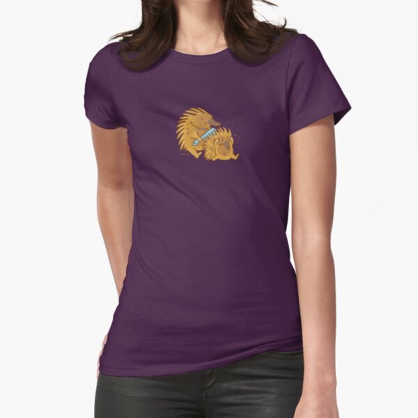 Aussie Echidna Fitted T-Shirt