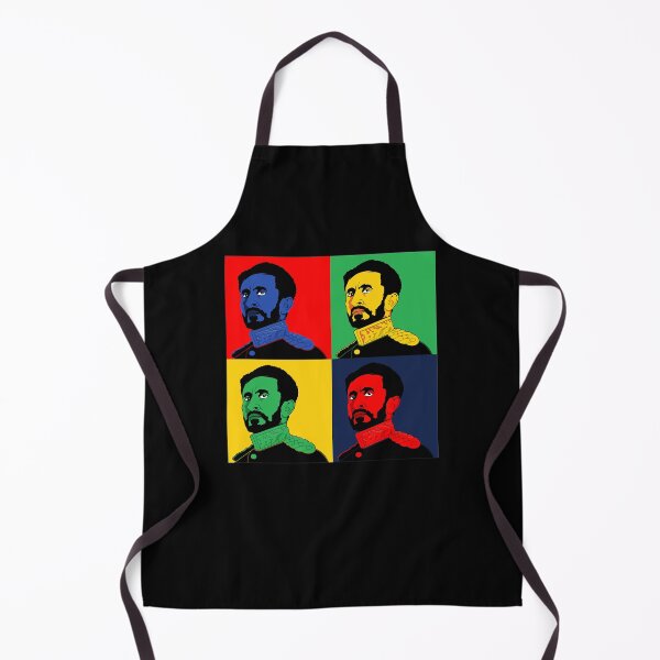 Item preview, Ras Tafari Makonnen Pop Art Portrait King Selassie I designed and sold by DoorlyLoveHaile.