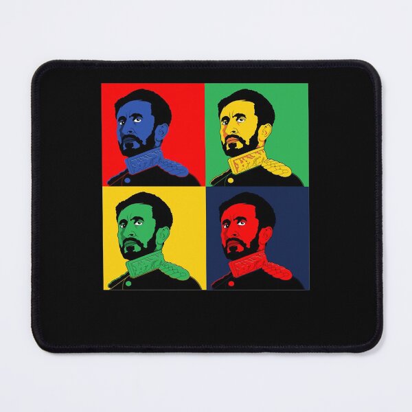Item preview, Ras Tafari Makonnen Pop Art Portrait King Selassie I designed and sold by DoorlyLoveHaile.