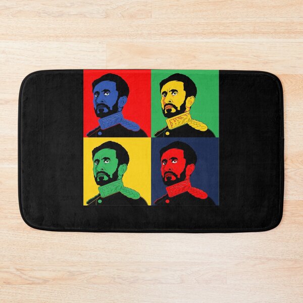 Item preview, Ras Tafari Makonnen Pop Art Portrait King Selassie I designed and sold by DoorlyLoveHaile.