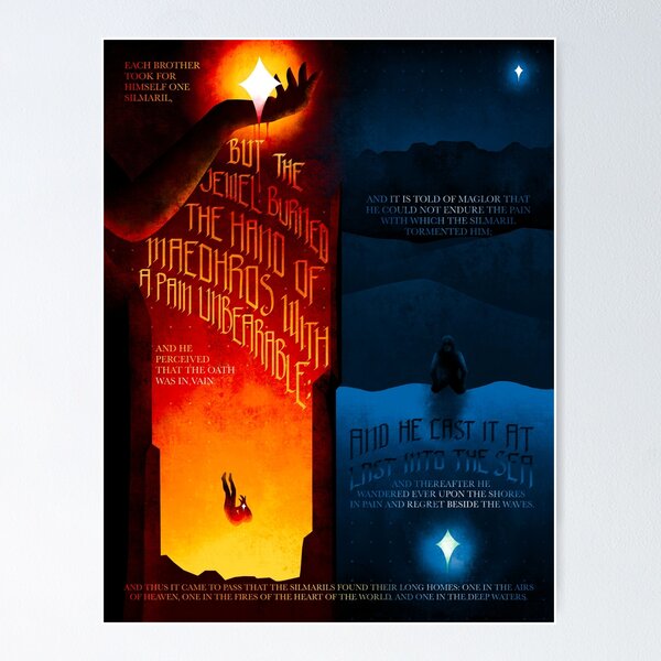 Gollum the Hobbit Promotional Poster Pattern in 