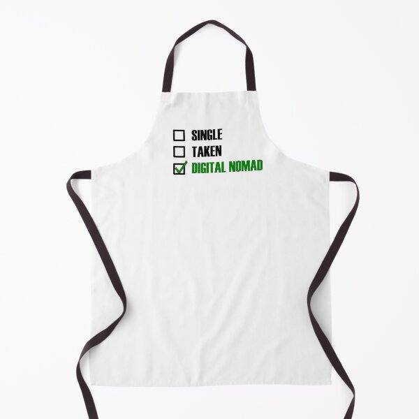 Item preview, Funny Essentials: Single Taken Digital Nomad Green tick check box - Sleek black typography design - digital nomad designed and sold by Deegital18.