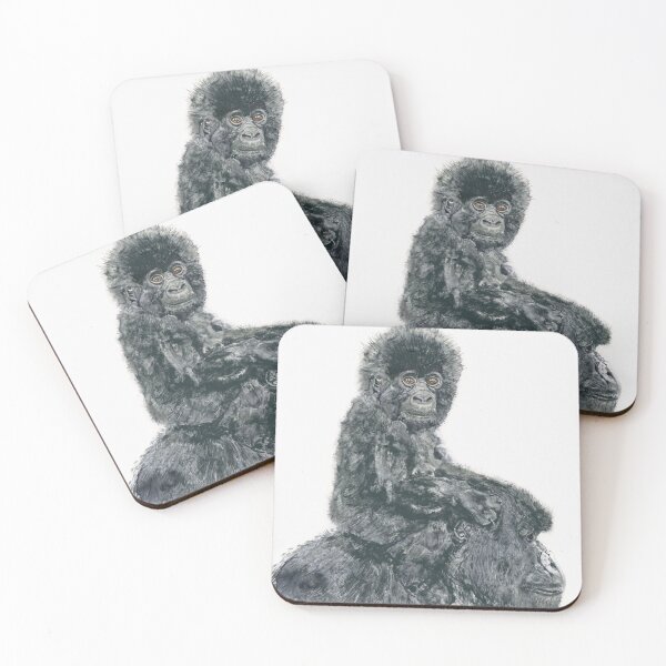 Item preview, Mama Gorilla and Baby designed and sold by BklynArtLab.