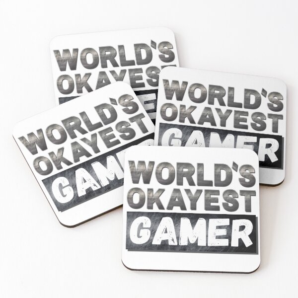 Item preview, World's Okayest Gamer, Vintage Grunge designed and sold by ACC .