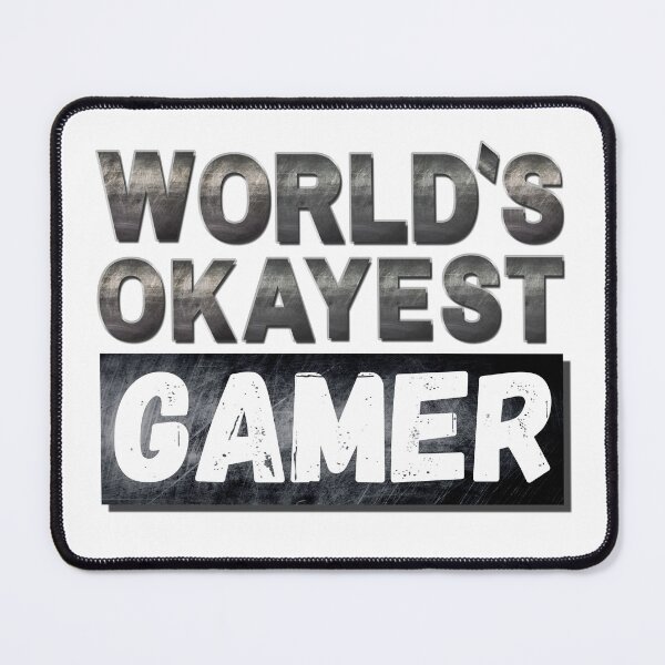 Item preview, World's Okayest Gamer, Vintage Grunge designed and sold by ACC .