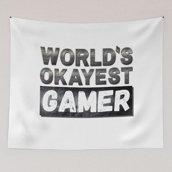 Item preview, World's Okayest Gamer, Vintage Grunge designed and sold by ACC .