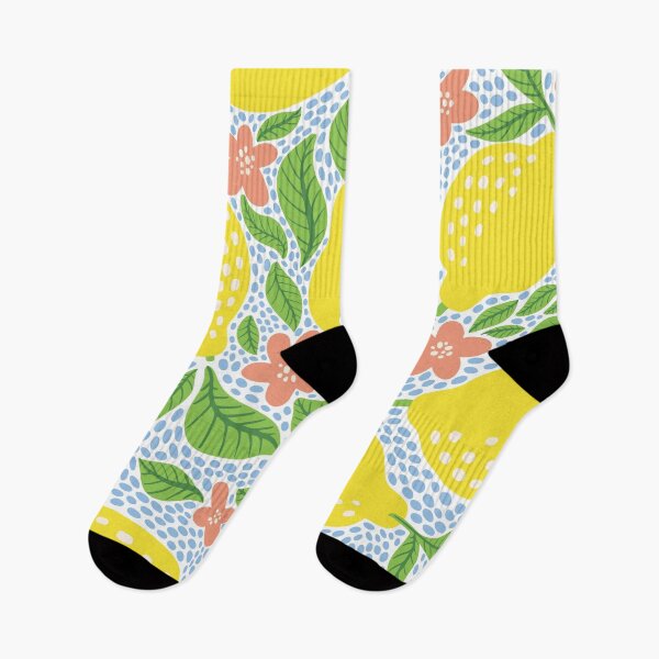 Item preview, Seamless summer citrus pattern with lemons designed and sold by ajamshed.