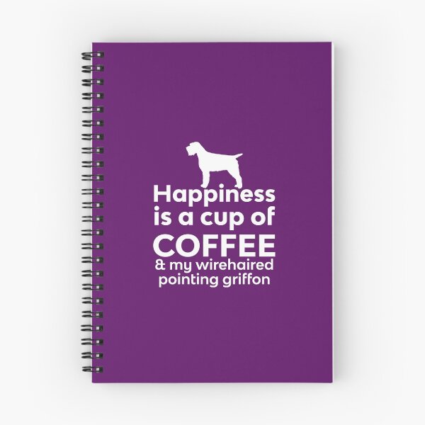 Item preview, Happiness Coffee & Wirehaired Pointing Griffon designed and sold by AlwaysAwesome.