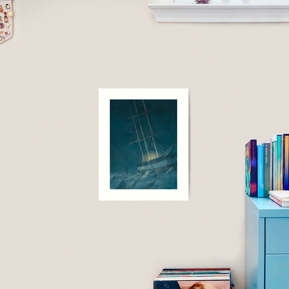 erebus and terror Art Print