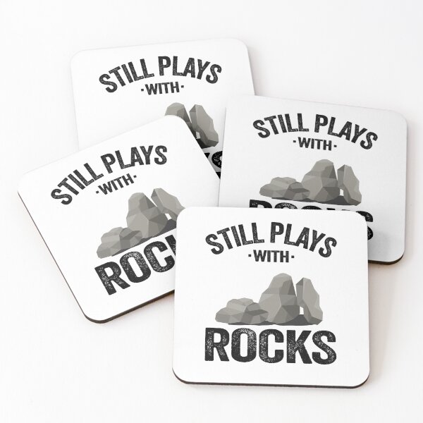 Item preview, Still Plays With Rocks Collector Mineral Retro Geologist designed and sold by Stronzi.