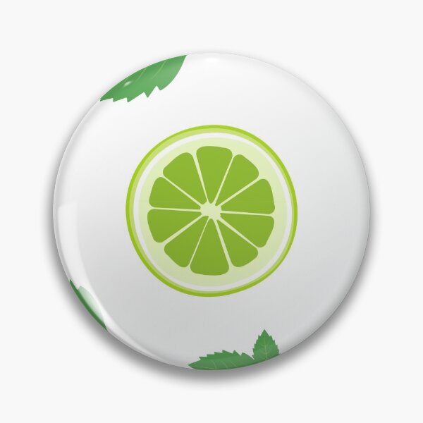 Item preview, Seamless lime slices mint leaves designed and sold by ajamshed.