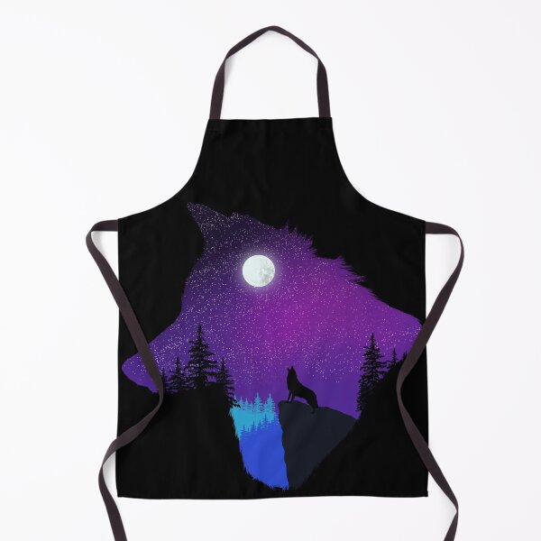 Item preview, wolf, night forest designed and sold by t-style-jmah.