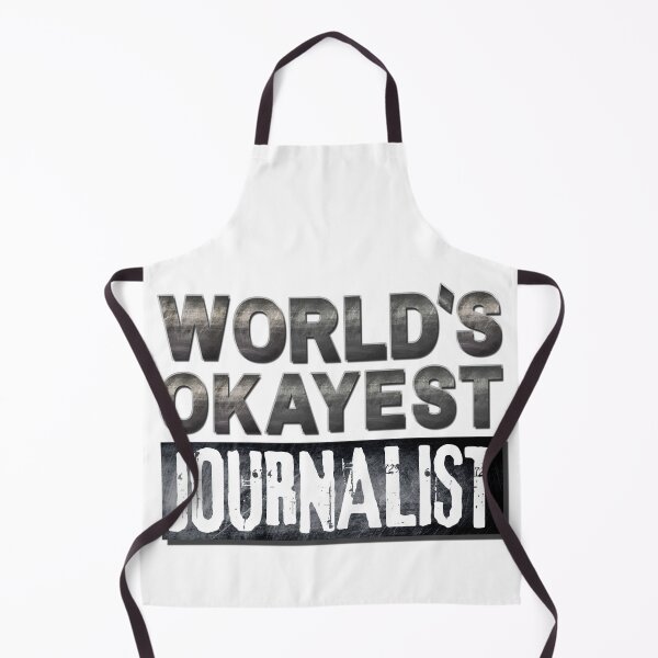 Item preview, World's Okayest Journalist, Vintage Grunge designed and sold by ACC .