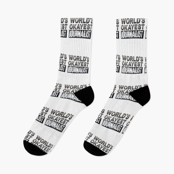 Item preview, World's Okayest Journalist, Vintage Grunge designed and sold by ACC .