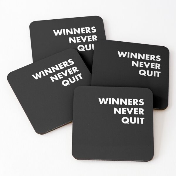Item preview, Winners Never Quit designed and sold by Lovecracy.