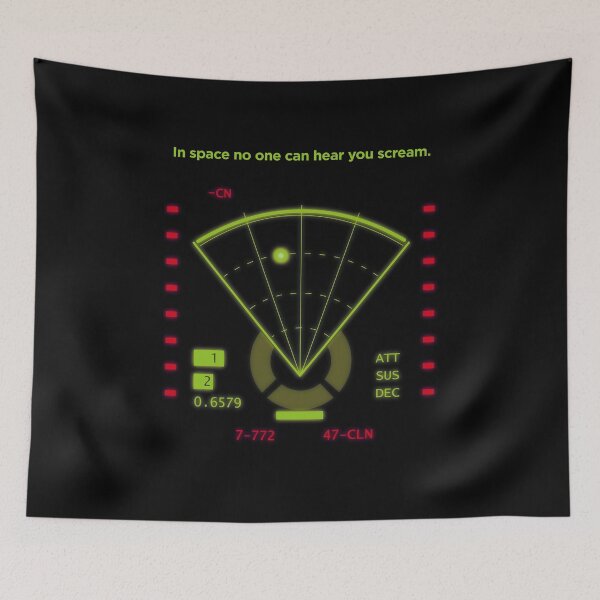 Item preview, Alien Motion Tracker In Space designed and sold by SideQuest - Scribbled Chaos!.