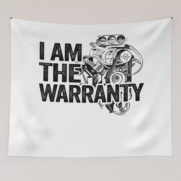 Item preview, I Am The Warranty Funny Mechanic designed and sold by Stronzi.