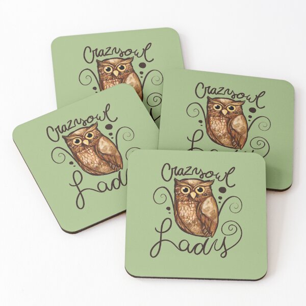Item preview, Crazy owl Lady designed and sold by FrictionMaxxing.